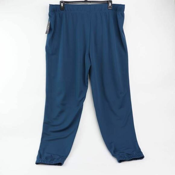 Ideology Mens Track Pants Blue Colorblock Zip Pockets Elastic Waist 3XL New - Picture 2 of 9